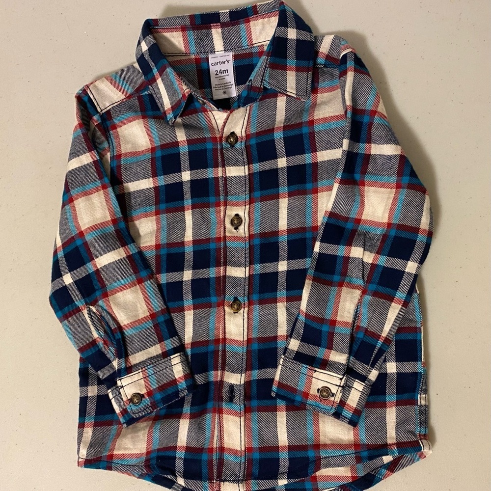 Kids flannel shirt